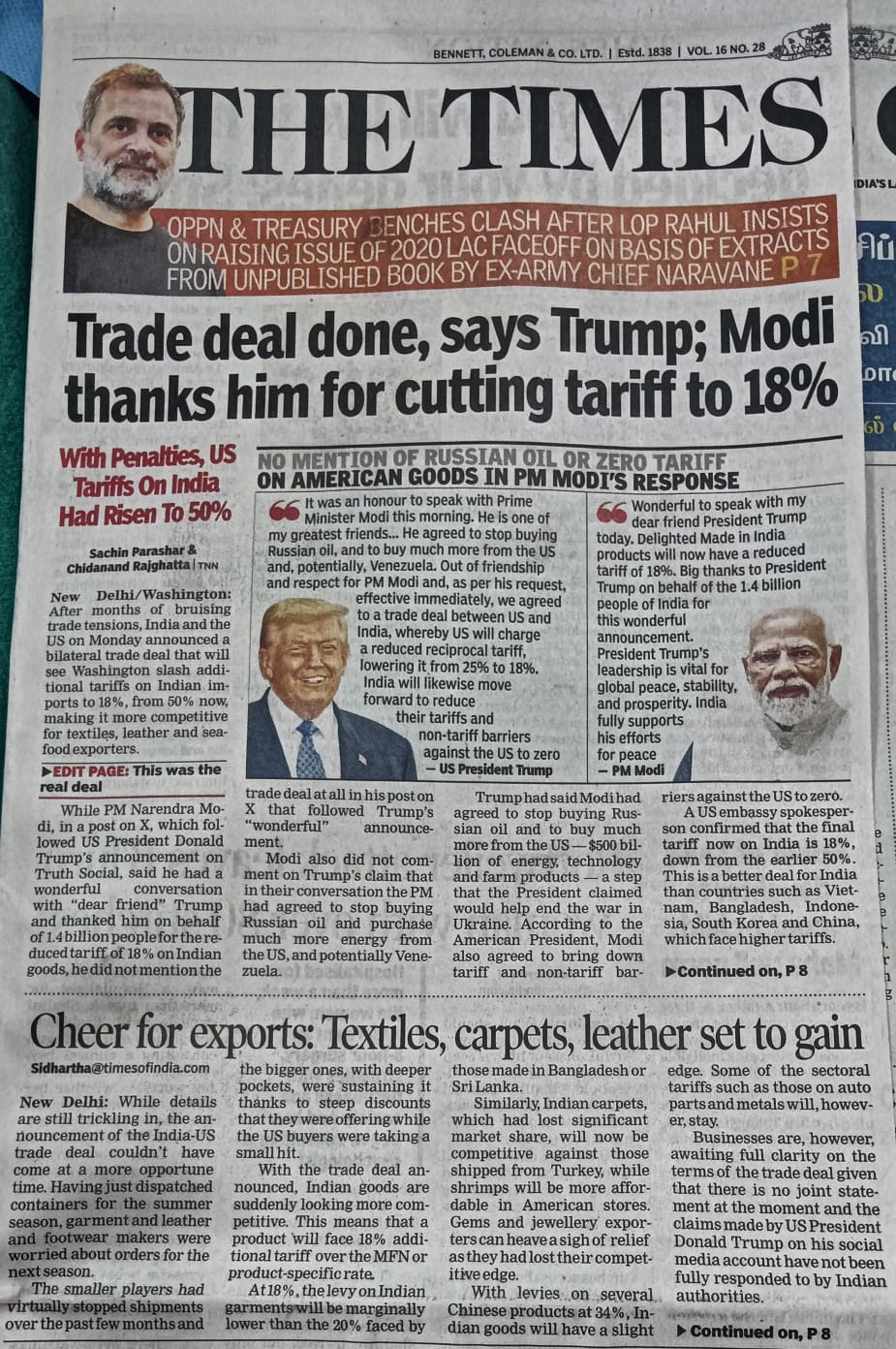 A Resurgence in the industrial sector; exporters are Delighted